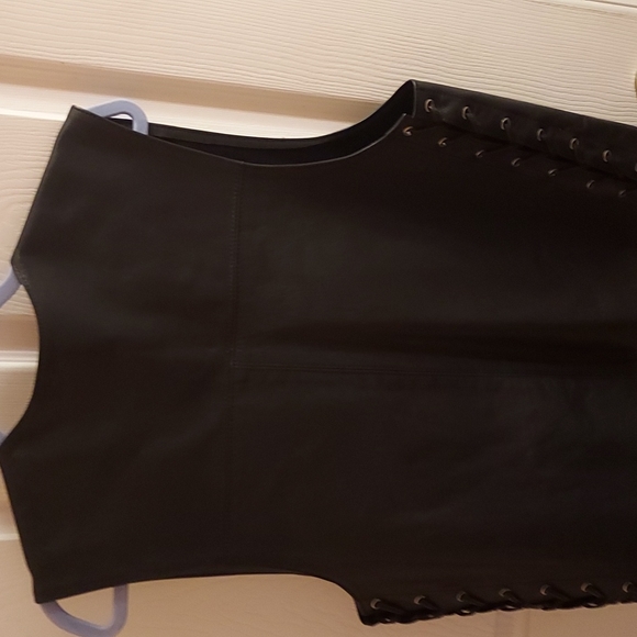 Black Leather Vest by LeatherSmith Palm Springs size XXL - Picture 2 of 11